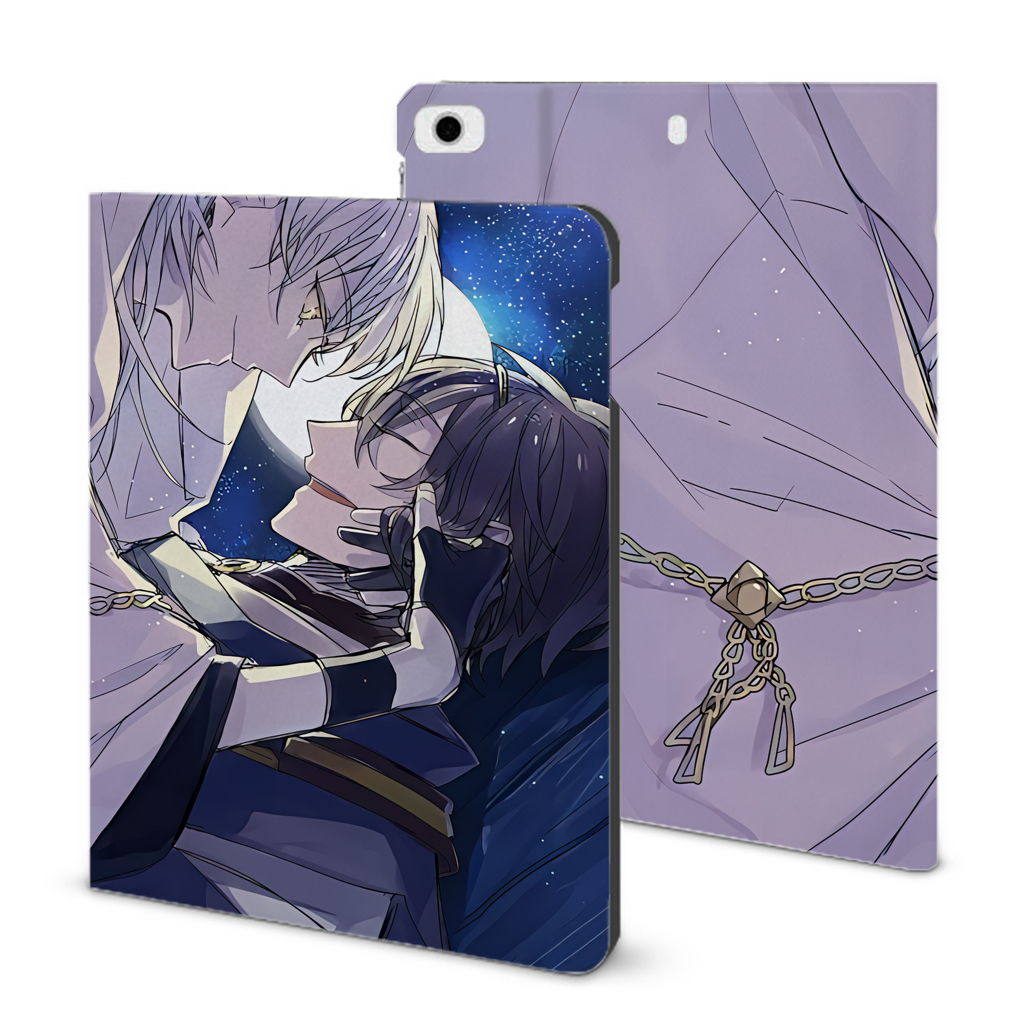 （画像用） 刀剣乱舞 Touken Ranbu IPad ケース ブック型 PUレザー TPU 耐衝撃 軽量 薄型 ペン収納なし 全面保護 IPad 各モデル対応